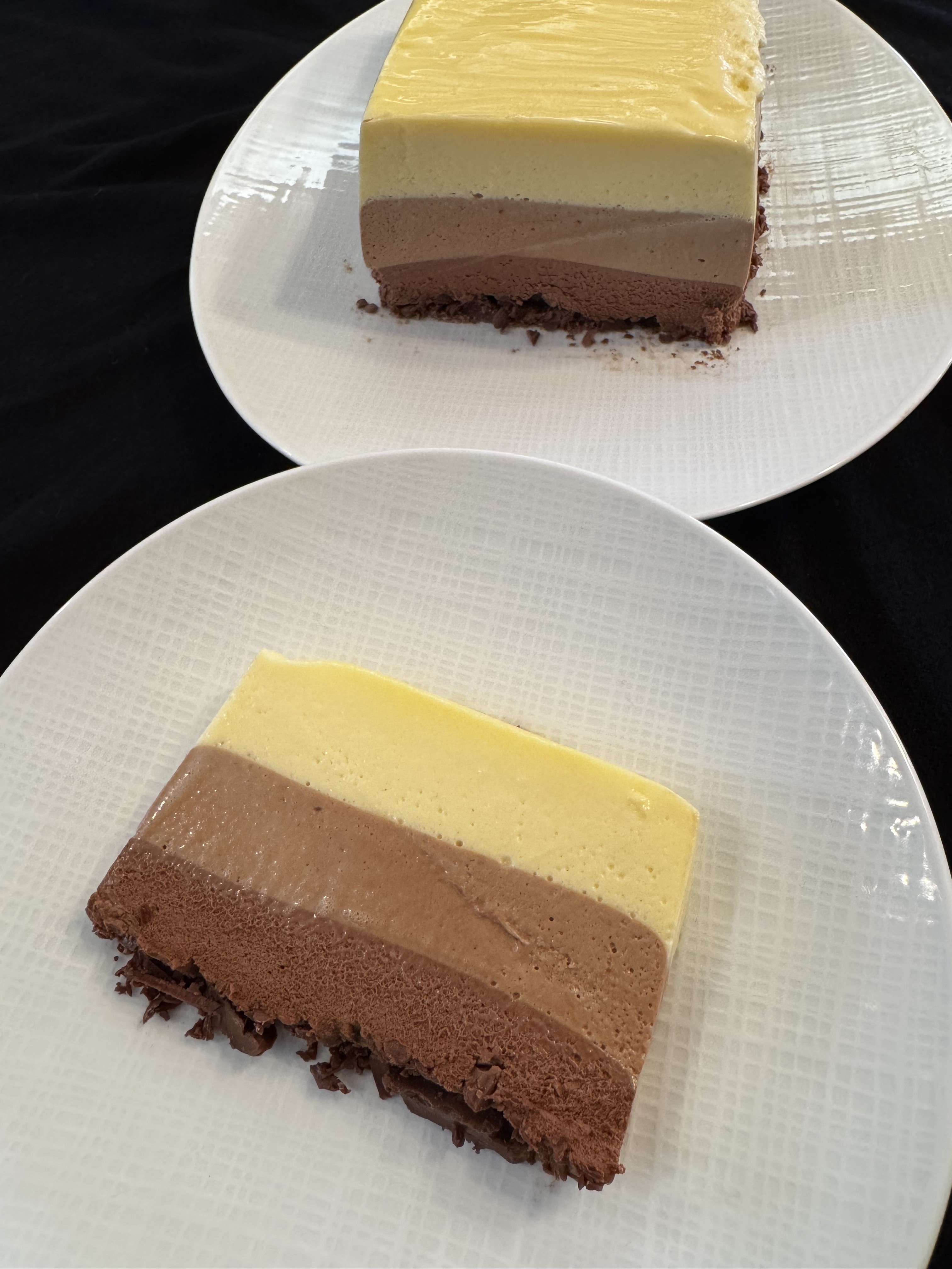 Triple Chocolate Bavarois